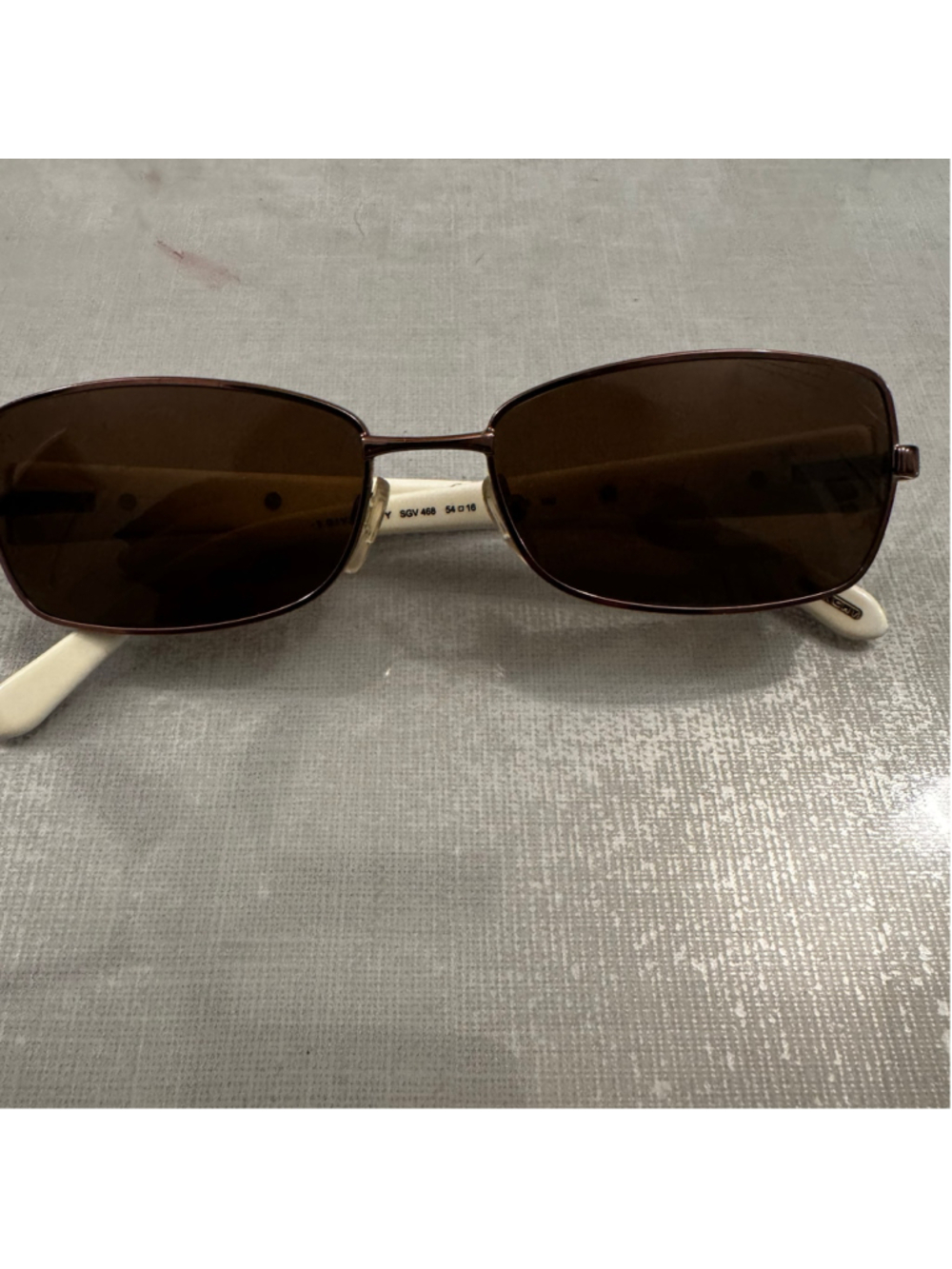 Givenchy Sunglasses One Size Brown and White